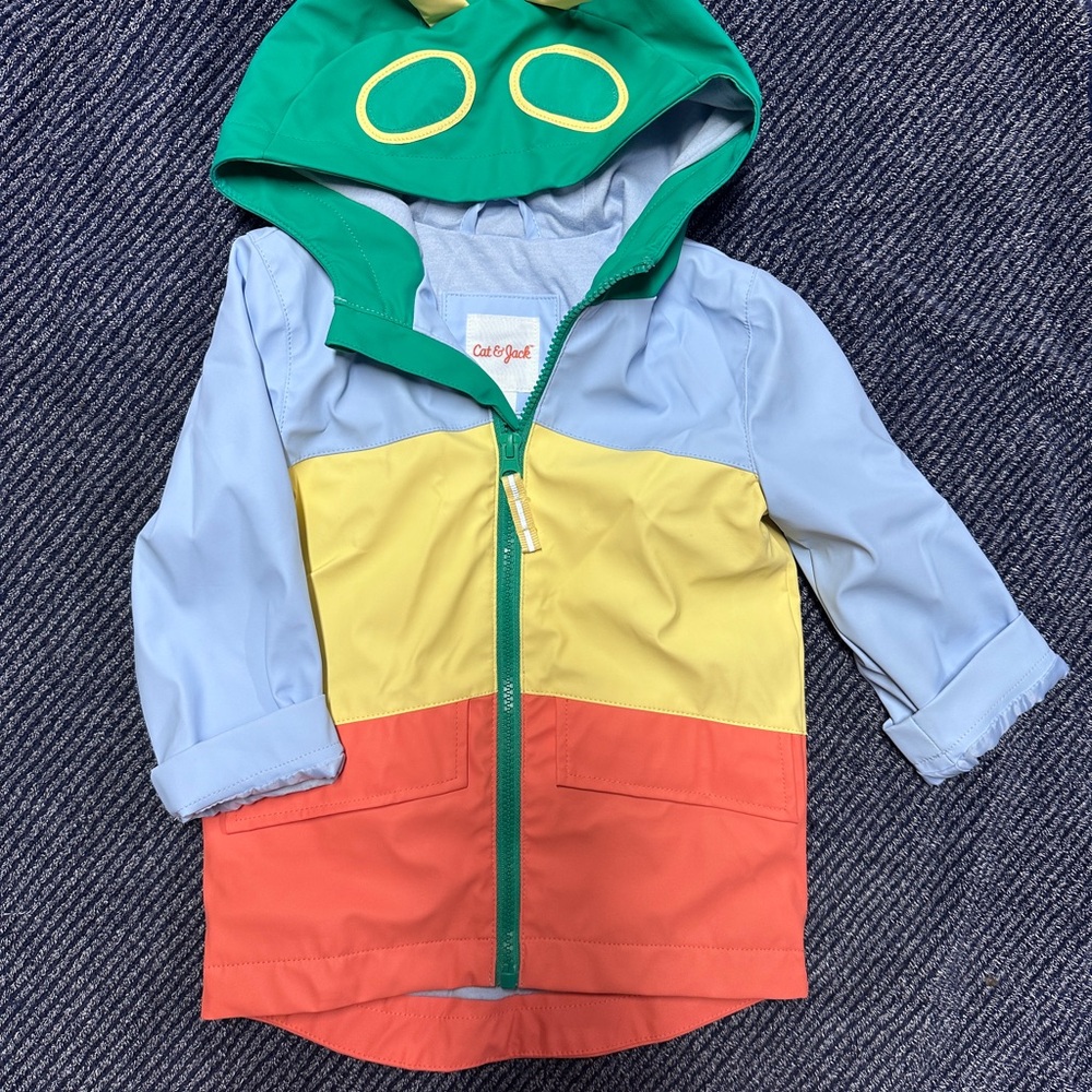 Cat & Jack Light Blue Kids' Jacket Label